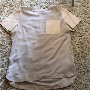 Leather Like Sleeves & Breast Pocket